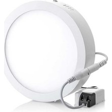 Sekatech LED Panel Aydınlatma 18W Yuvarlak Gün Işığı Sıva Üstü Iç Mekan