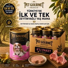 Zeytin Yağlı ve Kuzu Etli Konserve Yavru Köpek Maması