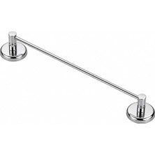 Metal Krom Bez Havlu Asma Askısı Aparatı 42 cm Banyo Lavabo Vidalı Askılık Sağlam Askı