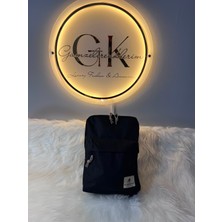 Gk Luxury & Fashion Kadın Sırt Çantası Günlük Kullanım Fermuarlı Çok Bölmeli Şık ve Kullanışlı Çanta Orta Boy