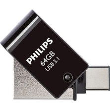 64GB Otg Dual Drive Type-C ve USB Flash Bellek