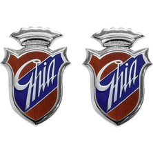 Btm Otomotiv (324) Ghia Logo Amblem Arma 2 Adet