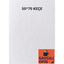 Mikro Saygılıofis Beyaz Keçe 50 x 70 cm 2 0 mm 1 Adet Renkli Hobi Keçesi Elişi Keçesi