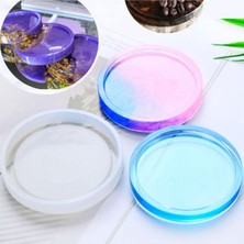 Tahtakale Toptancıları Epoksi Silikon Kalıp Bardak Altlığı Yuvarlak 11 cm