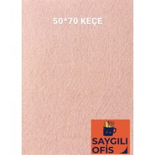 Mikro Saygılıofis Pembe Keçe 50 x 70 cm 2 0 mm 1 Adet Renkli Hobi Keçesi Elişi Keçesi