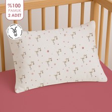 Lief Home %100 Pamuklu Fermuarlı Bebek Yastık Kılıfı | 35X45 ( 2 Adet )