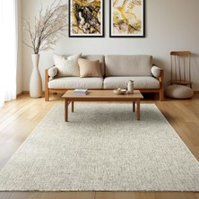 Aden Sisal Hasır Dokuma Halı / 80X80 cm / Makinede Yıkanabilir / Kaymaz Tabanlı / Gri / SSL0101