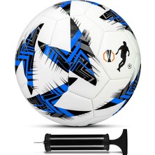 Telvesse Futbol Topu Europe Ligi Pompalı Set Dayanıklı Sert Zemin Halı Saha Futbol Topu 100