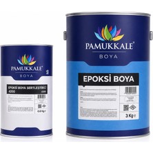 Pamukkale 4200 Epoksi Boya 3.6 kg Ral 9006 Metalik Gri