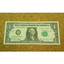 Gündüz Ticaret 2003 Abd 1 Dolar Yıldızlı Seri Yabancı Kağıt Para Çil Görseldeki Ürün Gönderilecektir / K-17