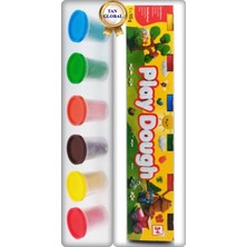 TAN EXPRESS Play Dough Oyun Hamuru 6'lı (6X115 Gr) 1 Kutu