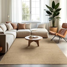 Sisal 02 Dokuma Halı / Makinede Yıkanabilir / Kaymaz Tabanlı / Bej / 100X80 cm / Model SSL0207