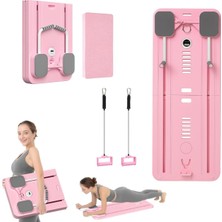 Katlanabilir Pilates Aleti, Zayıflama ve Sıkılaşmaya Yardımcı, Zamanlayıcılı, Direnç Bantl