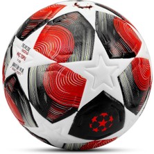 Pro-Series Pu Futbol Topu Lazer Kesim Şampiyonlar Beton Halı Saha Resmi Maç Futbol Topu Kırmız�