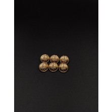 Nesgo Moda Metal Düğme Blazer Free Sarı 14MM 200 Adet