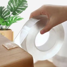 30MM, 3 Metre, Çift Taraflı, Nano Teknoloji, Süper Yapıştırıcı, Çift Taraflı Şeffaf Bant,