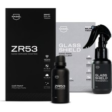 Nasiol ZR53 Nano Seramik Kaplama ve Glasshield Sprey Yağmur Kaydırıcı Seti
