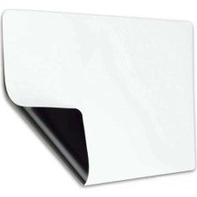 Mıknatıslı Manyetik Magnet Beyaz Tahta 34CM x 49CM Katlanabilir Silinebilir Yazı Tahtası + Kale
