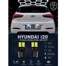 Hyundai I20 Plaka Aydınlatma Seti Beyaz Özel Cob LED