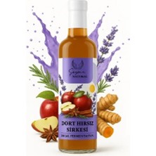 Şeyma Naturel Dört Hırsız Sirkesi 500 ml | Kadim Gelenek | Dörtlü Zırhlı Koruma | Doğal ve Zengin Içerik | Katkı ve Koruyucusuz Sirke | Doğal Sirke