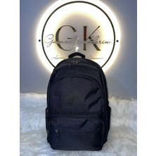 Gk Luxury & Fashion Çok Bölmeli Sırt Çantası 40X30X20 cm Büyük Boy Geniş Hacimli Okul ve Günlük Çanta