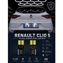 Renault Clio 5 Plaka Aydınlatma Seti Özel Cob LED