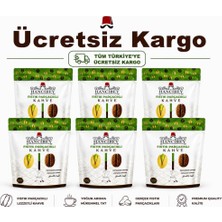 Hancı Gıda Toptan 6’lı Fıstık Parçacıklı Kahve 150 g | Antep Fıstıklı Kahve Seti | Hancı Bey