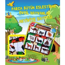 Tox Toys (Evcil Hayvanlar) Parça-Bütün Eşleşmeler Keçe Cırtlı Aktivite Sayfası - Çocuk Etk