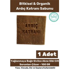 Floranova Özel Seri %100 Doğal Bitkisel El Yüz Vücut Saç Cilt Orijinal Vegan Ardıç Katranı Sabunu