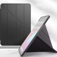 iPad Air 11 M2 Için Kılıf A2902 11 Inç (2024) Kalem Koyma Bölmeli, Stand Olan, Uyku Modlu Silik