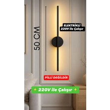 Hf Designer 50CM Elektrikli Güçlü Işık Aplik Salon Koridor Duvar Televizyon Kenarı Aplik 1 Adet