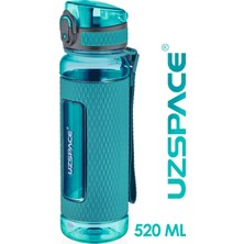 AvantajAl Uzspace 520ml Tritan Su Matarası Silikon Korumalı Kaydırmaz Gövde Yeşil