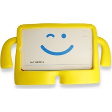 Aconcept Newface Ipad 2022 10.9 (10.nesil) Kılıf Karakter Tablet Silikon - Sarı