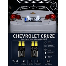 Chevrolet Cruze Plaka Aydınlatma Seti Beyaz Özel Cob LED