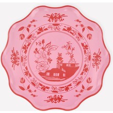 Meri Meri - Pembe Vintage Botanik Tabaklar - M - 8 Adet
