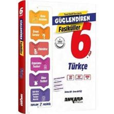 Akm Kitap 6. Sınıf Türkçe Güçlendiren Fasiküller Ankara Yayıncılık