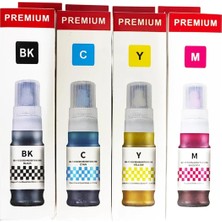 Xplus Muadil Canon Gı-55 4 Renk Set Muadil Mürekkep GI55 Maxify GX1050 GX2050 Pigment (4 x 70ML)