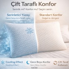 Yassimo Icetouch Terletmeyen Ortopedik Soğuk ve Ilık Çift Taraflı Yastık 2 Adet