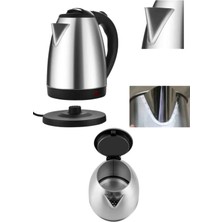 Astraltech Elektrikli Paslanmaz Çelik Su Isıtcı Çelik Kettle 1.8 Lt. Uzun Ömürlü