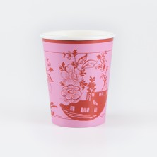 Meri Meri - Pembe Vintage Botanik Bardaklar - 8 Adet