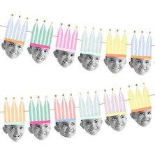 Meri Meri - Dıy Photo Party Crown Garland - Kendin Yap Fotoğraf Partisi Tacı Asılan Süs