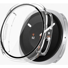 Sneezy Samsung Galaxy Watch 9 44MM Uyumlu Kılıf Sert Pc Kasa ve Ekran Koruyucu Kılıf