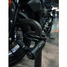 Astraltech Motosiklet, Bisiklet ve Elektrikli Scooter Için Ağır Hizmet Tipi Çelik Halat Kilidi