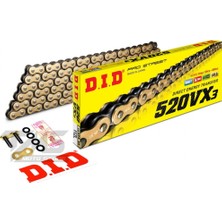 DID Dıd Gold Zincir 520-112L Vx3 X-Rıng YZF-R25 Mt-25 Pulsar CBR250