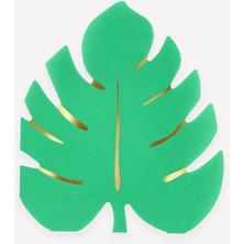 Meri Meri - Tropical Leaf Napkins - Tropikal Yaprak Peçeteler - 16 Adet