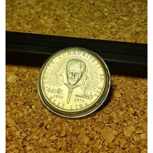 Gündüz Ticaret 1973 Cumhuriyetin 50. Yılı 50 Lira Gümüş Hatıra Para Görseldeki Ürün Gönderilecektir / 6