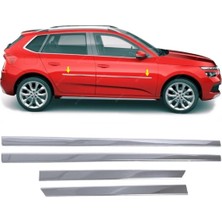 Melexı Krom Yan Kapı Koruma Çıtası 4 Kapı 4 Parça Skoda Kamiq 2019 ve Üzeri Için