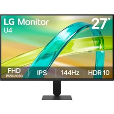 27 Lg 27U411B-B 5ms 144HZ VGA HDMI IPS