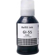 Xplus Canon Gı-55 Siyah Muadil Mürekkep GI55 Black Maxify GX1050 GX2050 Pigment (70ML)