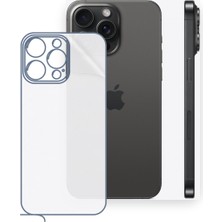 Schitec Apple iPhone 15 Pro Max Uyumlu Arka Yüzey Hidrojel Koruyucu Film